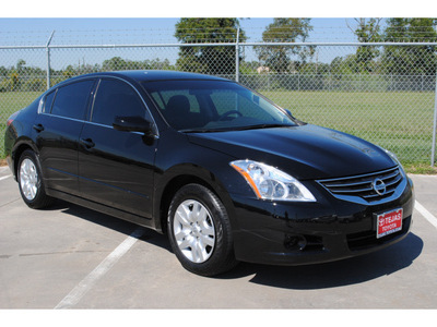 nissan altima 2012 black sedan 2 5 s gasoline 4 cylinders front wheel drive automatic 77338