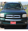 toyota tundra 2003 green sr5 gasoline 8 cylinders rear wheel drive automatic with overdrive 77338