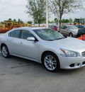 nissan maxima 2011 silver sedan 3 5 s gasoline 6 cylinders front wheel drive automatic 76137