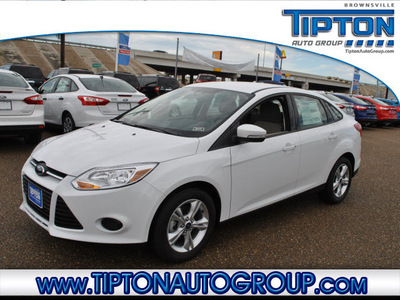 ford focus 2013 oxford white sedan se flex fuel 4 cylinders front wheel drive 6 speed automatic 78523