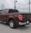 ford f 150 2010 dk  red xlt flex fuel 8 cylinders 4 wheel drive 6 speed automatic 78523