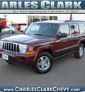 jeep commander 2007 red suv gasoline 6 cylinders rear wheel drive automatic 78501