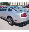 ford mustang 2011 silver coupe v6 gasoline 6 cylinders rear wheel drive automatic 77074