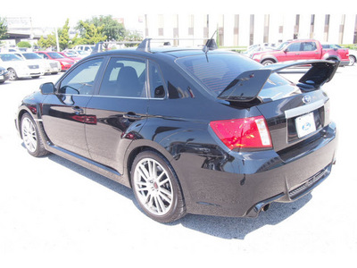 subaru impreza wrx 2011 black sedan sti gasoline 4 cylinders all whee drive 6 speed manual 77074