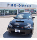 subaru impreza wrx 2011 black sedan sti gasoline 4 cylinders all whee drive 6 speed manual 77074