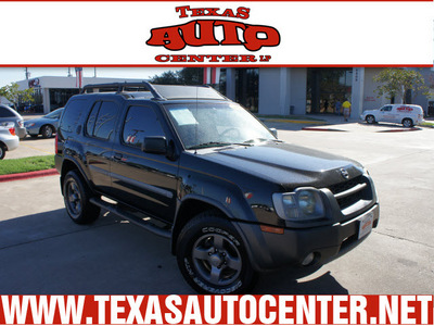 nissan xterra 2002 black suv se gasoline 6 cylinders rear wheel drive automatic 78666