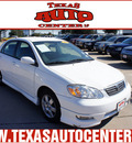 toyota corolla 2005 white sedan s gasoline 4 cylinders front wheel drive 5 speed manual 78666