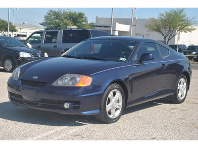 hyundai tiburon 2004 blue coupe gasoline 4 cylinders front wheel drive 5 speed manual 78217