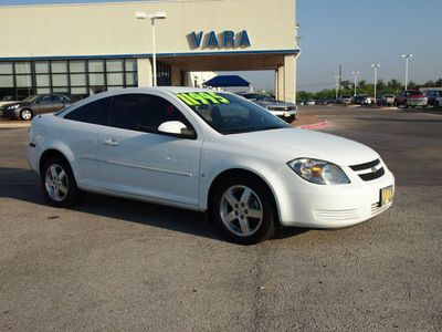 chevrolet cobalt 2009 white coupe lt gasoline 4 cylinders front wheel drive transmission 4 speed automatic 78224