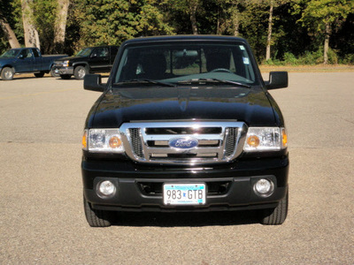 ford ranger 2011 black xlt gasoline 4 cylinders 2 wheel drive 5 speed manual 55318