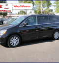 honda odyssey 2006 black van touring dvd gasoline 6 cylinders front wheel drive automatic 55124