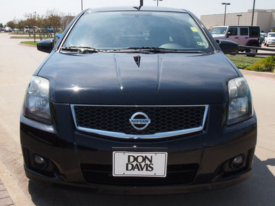 nissan sentra 2009 black sedan 2 0 sr fe gasoline 4 cylinders front wheel drive automatic with overdrive 76018