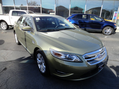 ford taurus 2012 lt  green sedan sel gasoline 6 cylinders front wheel drive automatic with overdrive 60546