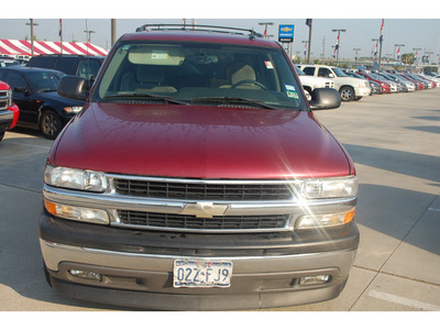 chevrolet tahoe 2005 red suv ls 8 cylinders automatic 77090