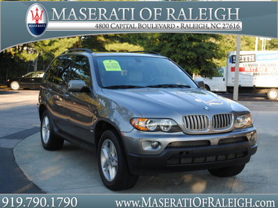 bmw x5 2005 gray suv 4 4i gasoline 8 cylinders all whee drive automatic 27616