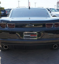 chevrolet camaro 2011 black coupe gasoline 6 cylinders rear wheel drive automatic 76087