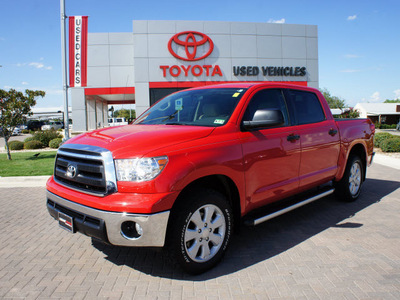 toyota tundra 2011 red flex fuel 8 cylinders 4 wheel drive automatic 76087