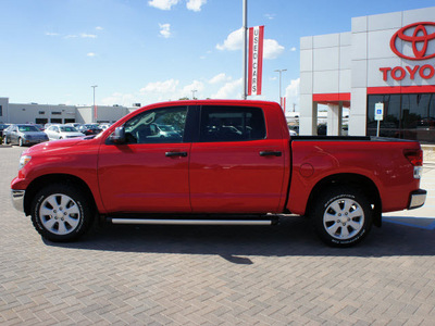 toyota tundra 2011 red flex fuel 8 cylinders 4 wheel drive automatic 76087