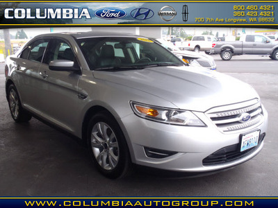 ford taurus 2012 silver sedan sel gasoline 6 cylinders front wheel drive automatic 98632
