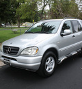 mercedes benz m class 2001 silver suv ml320 6 cylinders automatic 80110
