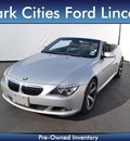 bmw 6 series 2008 silver 650i gasoline 8 cylinders rear wheel drive 6 speed manual 75235