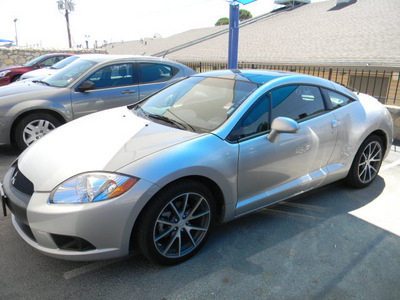 mitsubishi eclipse 2012 silver hatchback gs sport gasoline 4 cylinders front wheel drive automatic 79936