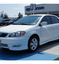 toyota corolla 2007 white sedan s 4 cylinders automatic 77094