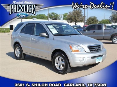 kia sorento 2008 silver suv ex gasoline 6 cylinders rear wheel drive shiftable automatic 75041