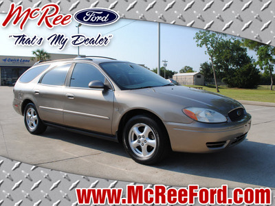 ford taurus 2004 beige wagon se gasoline v6 24v front wheel drive automatic with overdrive 77539