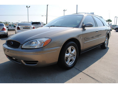 ford taurus 2004 beige wagon se gasoline v6 24v front wheel drive automatic with overdrive 77539