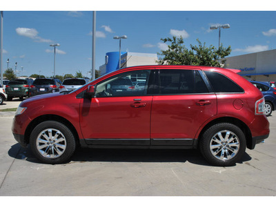 ford edge 2007 red suv sel pl awd gasoline 6 cylinders all whee drive 6 speed automatic 78233