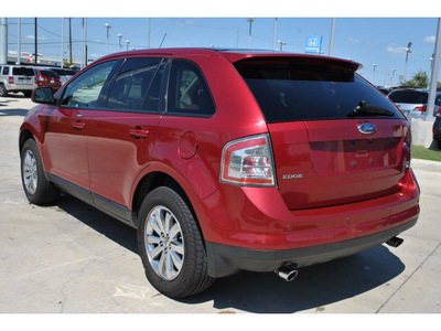 ford edge 2007 red suv sel pl awd gasoline 6 cylinders all whee drive 6 speed automatic 78233