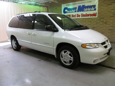 dodge grand caravan 2000 white van se flex fuel 6 cylinders sohc front wheel drive automatic 44883