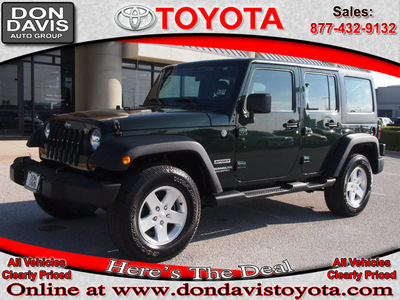 jeep wrangler unlimited 2011 green suv sport gasoline 6 cylinders 4 wheel drive automatic with overdrive 76011