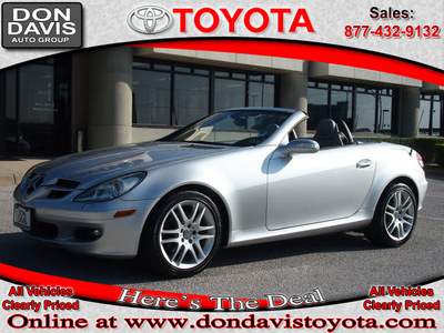 mercedes benz slk class 2007 silver slk280 gasoline 6 cylinders rear wheel drive automatic 76011