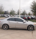 acura tsx 2009 silver sedan w tech pckg gasoline 4 cylinders front wheel drive automatic 76137