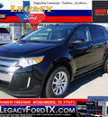 ford edge 2012 black suv sel gasoline 4 cylinders front wheel drive 6 speed automatic 77471