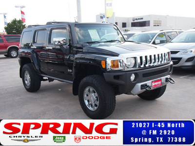 hummer h3 2009 black suv alpha 8 cylinders automatic 77388
