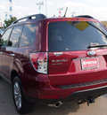 subaru forester 2012 red wagon 2 5x limited 4 cylinders automatic 77388
