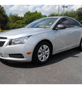 chevrolet cruze 2012 silver sedan ls gasoline 4 cylinders front wheel drive automatic with overdrive 77581