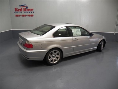 bmw 3 series 2003 silver coupe 325ci gasoline 6 cylinders rear wheel drive not specified 75020