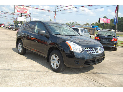 nissan rogue 2010 black suv s 4 cylinders automatic with overdrive 77662