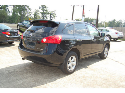 nissan rogue 2010 black suv s 4 cylinders automatic with overdrive 77662