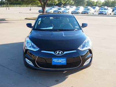 hyundai veloster 2013 black coupe gasoline 4 cylinders front wheel drive automatic 76049