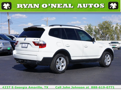 bmw x3 2007 white suv 3 0si gasoline 6 cylinders all whee drive automatic 79110