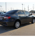 toyota corolla 2013 gray sedan le gasoline 4 cylinders front wheel drive automatic 77469