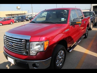 ford f 150 2010 red xlt flex fuel 8 cylinders 2 wheel drive 6 speed automatic 75041