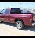 dodge ram 1500 2001 maroon 4dr quad 139wb gasoline 8 cylinders rear wheel drive automatic 75041