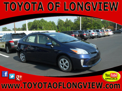 toyota prius 2012 blue hatchback three 4 cylinders automatic 75604