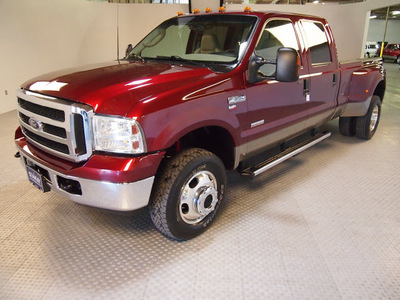 ford f 350 super duty 2006 red lariat 8 cylinders automatic 75219